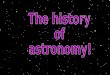History Of Astronomy Andie