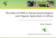 Fara presedntation at wa organic agriculture congress cotonou 2014