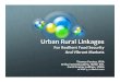 Urban Rural Linkages Session