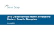 2012 Global Services Market Predictions:Context, Growth, Disruption