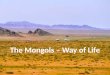 Mongols   lifestyle final