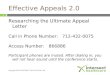 Researching the ultimate appeal letter 2.0