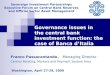 Governance issues in the central bank investment function 