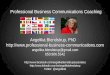 Professional Business Communication Angelika Blendstrup Services