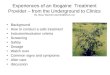 Experience of an Ibogaine Treatment Provider