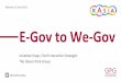 E-Gov To We-Gov in Moscow. Best Practices In Open Government