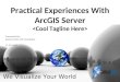 Practical Experiences With ArcGIS Server