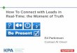 How To Connect with Leads in  Real-Time: the Moment of Truth