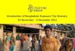 Introduction of Bangladesh Exposure Trip Itinerary