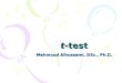T test mahmoud