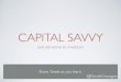 Capital Savvy: Having investor thoughts
