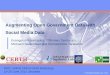 Augmenting Open Government Data with Social Media Data