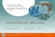 CTSI Consultation Services: Get expert advice for your research from UCSF faculty and senior staff