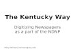 NDNP   the kentucky way