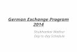 German exchange program 2014