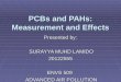 PCBs and PAHs