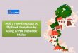 Add a new language to flipbook template by using A-PDF FlipBook Maker