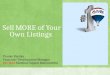 Ways to sell more of your own listings