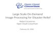 Large Scale On-Demand Image Processing For Disaster Relief
