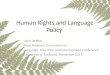 Human rights and language policy