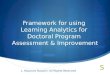 Framework for Online Doctoral Program Evaluation using Learning Analytics