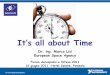 "It's all about Time" - Presentation at the National Instruments Aerospace & Defense Forum, Rome 2011