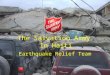 Salvation Army Disaster Service, Haiti