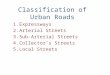 1. classification of urban roads 28 jun