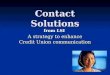 Contact Solutions 2009