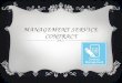 management service contract