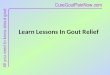 Learn Lessons In Gout Relief