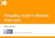 Threading model in windows store apps