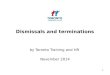 Terminations & dismissals November 2014
