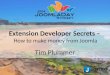 Extension developer secrets - How to make money with Joomla