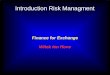 Introduction Risk Management