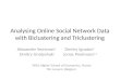 Analysing Online Social Network Data with Biclustering and Triclustering