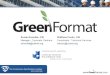 GreenFormat for Manufacturers