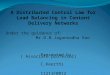 A Distributed Control Law for Load Balancing in Content Delivery Networks