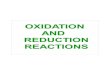 Oxidation and reduction reactions