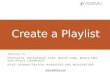 Create a Playlist