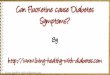 Can Fluoxetine cause Diabetes Symptoms?