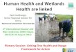 Paul OUEDRAOGO - Human Health and Wetlands Health are linked