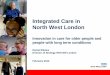 Daniel Elkeles: Integrated care in North West London