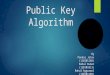 Public key algorithm