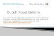Dutch Food online
