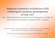 Regional enterprise architecture (EA) modeling for systemic development of city's ICT