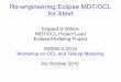 Re-engineering Eclipse MDT/OCL for Xtext