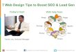 7 Web Design Tips to Boost SEO & Lead Generation
