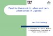 Feed for livestock in urban and peri - urban areas in Uganda