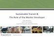 Sustainable Transit & The Role of the Master Developer
